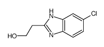 2-(6-氯-1H-苯并咪唑-2-基)乙醇结构式