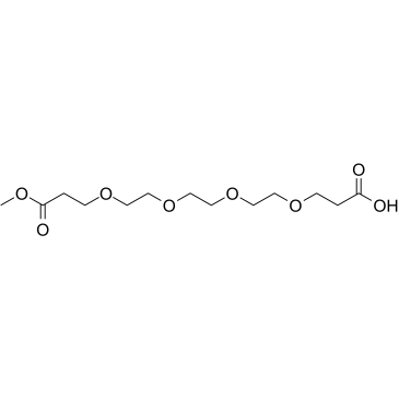 Acid-PEG4-mono-methyl ester Structure