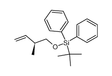 (-)-(S)-4-[(tert-butyldiphenylsilyl)oxy]-3-methylbut-1-ene Structure