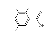 5-Iodo-2,3,4-trifluorobenzoicacid structure