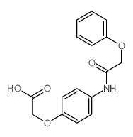 Acetic acid,2-[4-[(2-phenoxyacetyl)amino]phenoxy]-结构式