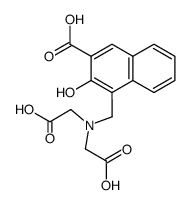 4-([BIS(CARBOXYMETHYL)AMINO]METHYL)-3-HYDROXY-2-NAPHTHOIC ACID structure