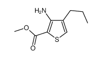 2-Thiophenecarboxylicacid,3-amino-4-propyl-,methylester(9CI)结构式