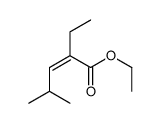 ethyl 2-ethyl-4-methylpent-2-enoate Structure