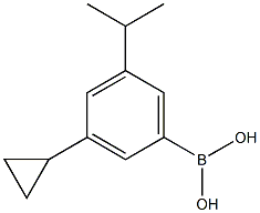 3-Cyclopropyl-5-(iso-propyl)phenylboronic acid结构式