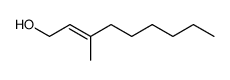 (2E)-3-methyl-2-nonen-1-ol结构式