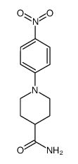 1-(4-nitrophenyl)piperidine-4-carboxamide structure