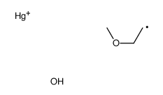 2-methoxyethylmercury(1+),trihydroxy(oxido)silane Structure