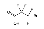 3-bromo-2,2,3,3-tetrafluoropropanoic acid结构式