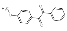 1-(4-甲氧基苯基)-2-苯基-1,2-二酮结构式