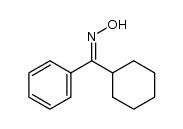 cyclohexyl(phenyl)methanone oxime Structure