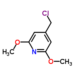 4-(Chloromethyl)-2,6-dimethoxypyridine Structure