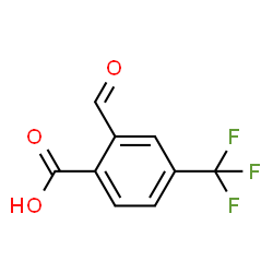 2-Formyl-4-(trifluoromethyl)benzoic acid Structure