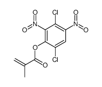 3,6-Dichloro-2,4-dinitrophenyl methacrylate结构式