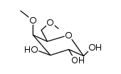 4.6-Di-O-methyl-α-D-glucopyranose结构式