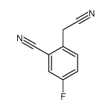 Benzeneacetonitrile, 2-cyano-4-fluoro- (9CI)结构式