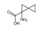 Spiro[2.2]pentanecarboxylic acid, 1-amino- (9CI)结构式