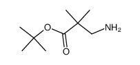 3-氨基-2,2-二甲基丙酸叔丁酯结构式