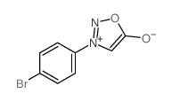 1,2,3-Oxadiazolium,3-(4-bromophenyl)-5-hydroxy-, inner salt picture