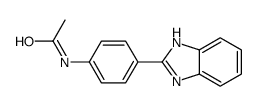 N-[4-(1H-benzimidazol-2-yl)phenyl]acetamide结构式