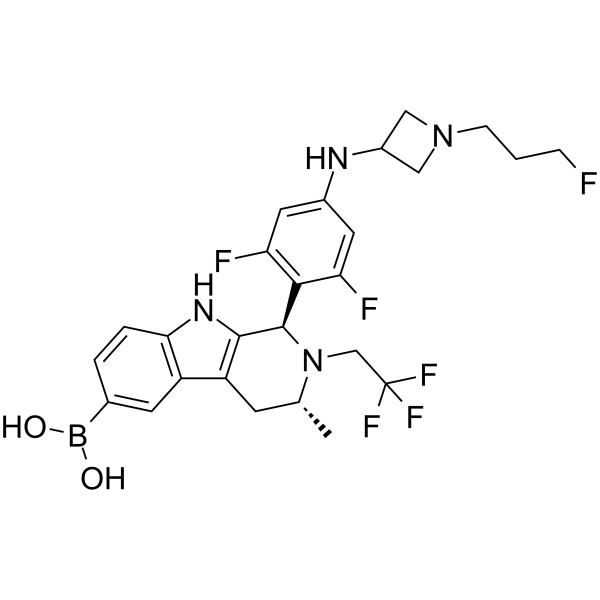 Estrogen receptor antagonist 3结构式