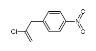 2-chloro-3-(4-nitro-phenyl)-propene Structure