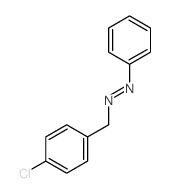 Diazene,1-[(4-chlorophenyl)methyl]-2-phenyl- structure