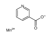 nicotinic acid, manganese (II)-nicotinate结构式