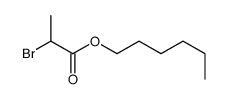 hexyl 2-bromopropanoate结构式