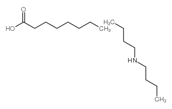 octanoic acid, compound with dibutylamine (1:1) structure