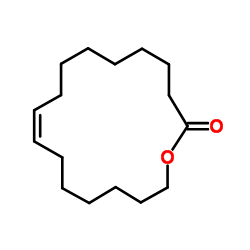 (10Z)-Oxacycloheptadec-10-en-2-one Structure