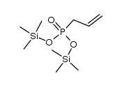 bis(trimethyl)silyl allylphosphonate Structure