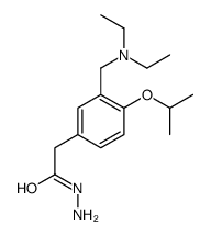 2-[3-(diethylaminomethyl)-4-propan-2-yloxyphenyl]acetohydrazide Structure