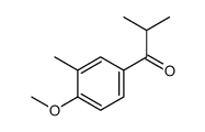 1-(4-methoxy-3-methylphenyl)-2-methylpropan-1-one结构式