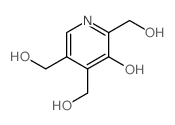 2,4,5-Pyridinetrimethanol,3-hydroxy-结构式