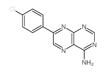 4-Pteridinamine,7-(4-chlorophenyl)- picture