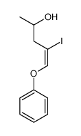 4-iodo-5-phenoxypent-4-en-2-ol Structure