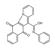 6,11-dihydro-6,11-dioxo-N-phenylbenzo[f]pyrido[1,2-a]indole-12-carboxamide结构式