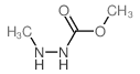 Hydrazinecarboxylicacid, 2-methyl-, methyl ester Structure