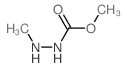 Hydrazinecarboxylicacid, 2-methyl-, methyl ester structure