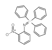 Benzenamine,2-nitro-N-(triphenylphosphoranylidene)- Structure