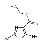 ETHYL 5-AMINO-2-METHYLTHIAZOLE-4-CARBOXYLATE structure