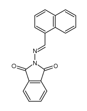 N-naphthalen-1-ylmethyleneamino-phthalimide Structure