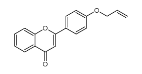 2-(4-(allyloxy)phenyl)-4H-chromen-4-one结构式