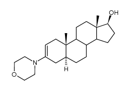 3-morpholin-4-yl-androst-2-en-17-ol Structure