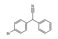 2-(4-bromophenyl)-2-phenylacetonitrile结构式