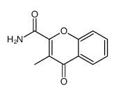 3-methyl-4-oxochromene-2-carboxamide Structure