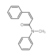 N-methyl-N,3-diphenyl-prop-2-enamide Structure