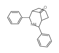 6,8-diphenyl-7-azabicyclo[3.3.1]nonan-9-one structure