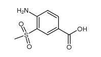 4-Amino-3-Methanesulfonylbenzoic acid Structure